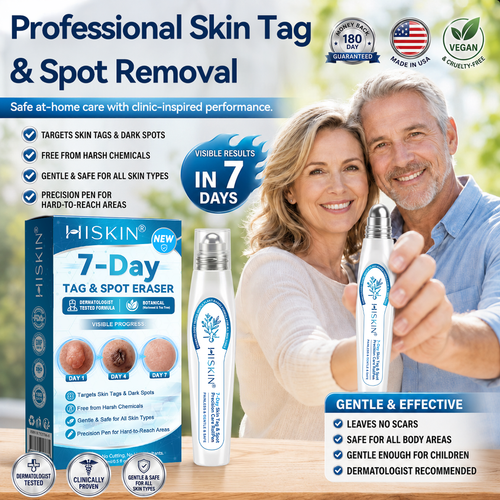 💜⭐𝖧𝖨𝖲𝖪𝖨𝖭®👩‍⚕️⭐ 𝟕-𝐃𝒂𝘆 𝐒𝗸𝐢𝐧 𝐓𝒂𝗴 & 𝐒𝐩𝙤𝐭 𝐄𝐫𝒂𝐬𝙚𝐫 Painless & Scar-Free Advanced Imperfection Removal Rollerball Pen