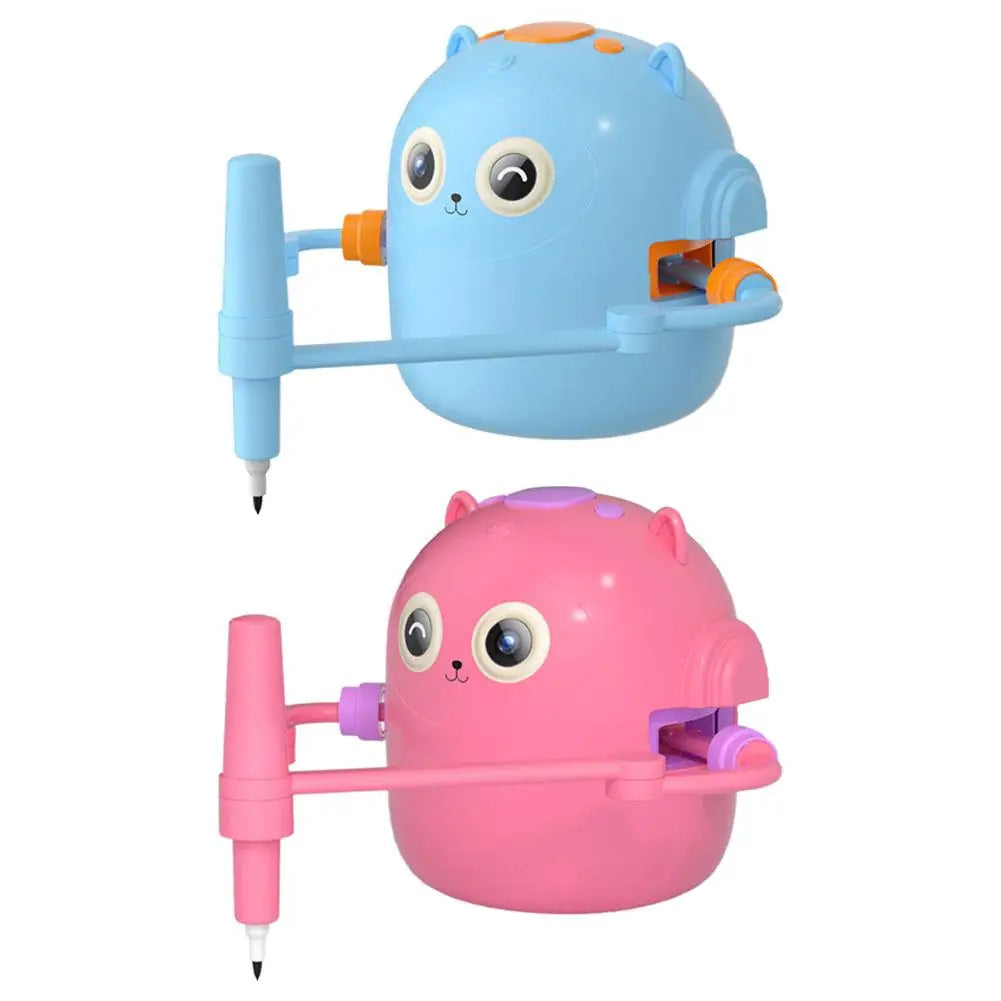 Drawing Robot for Kids Voice Interactive Educational Smart Art Painting Machine Montessori Painting Learning Toys Pink/Blue